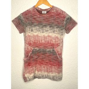 Zara Trafaluc Black, White, and Red shirt